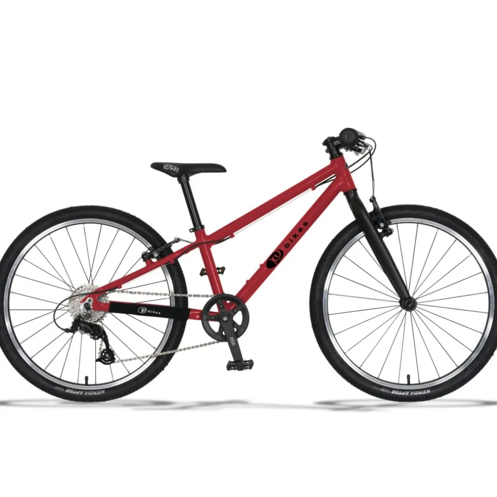 KUbikes 24S MTB 8-Speed Kids Bike - red