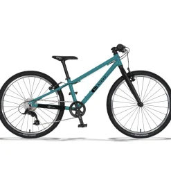 KUbikes 24S MTB 8-Speed Kids Bike - turquoise glitter
