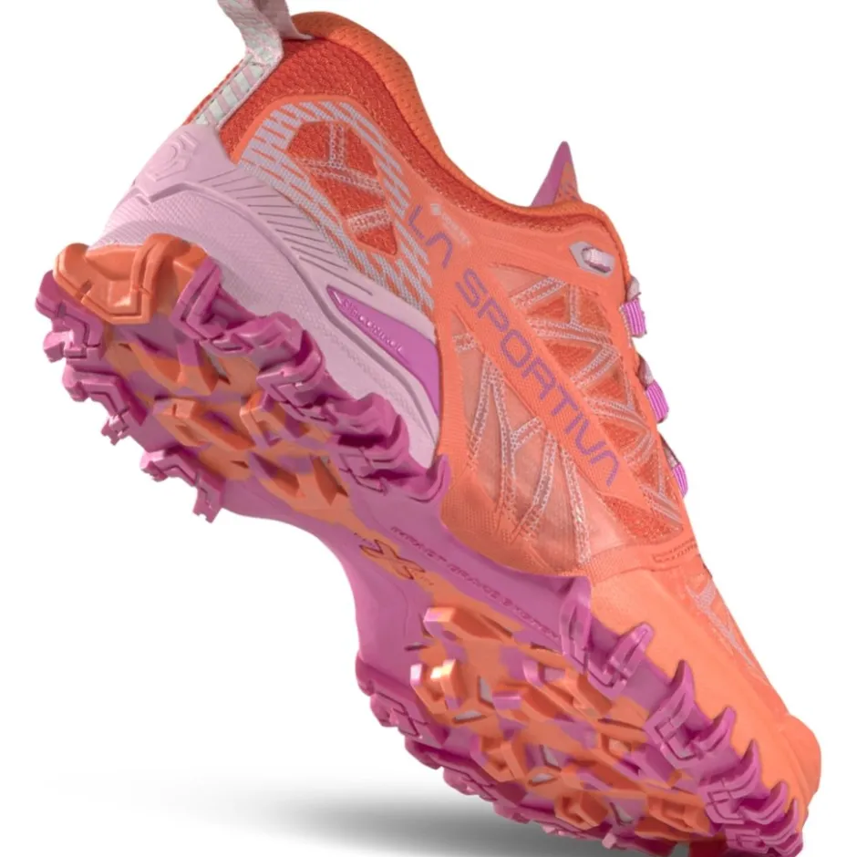 Hardloopschoenen Dames|Schoenen < La Sportiva Bushido III GTX Hardloopschoenen Dames - Cherry Tomato/Rose