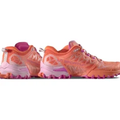 Hardloopschoenen Dames|Schoenen < La Sportiva Bushido III GTX Hardloopschoenen Dames - Cherry Tomato/Rose