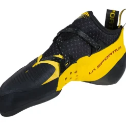 La Sportiva Solution Comp Klimschoenen Heren - Zwart/Geel 20Z