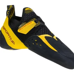 La Sportiva Solution Comp Klimschoenen Heren - Zwart/Geel 20Z