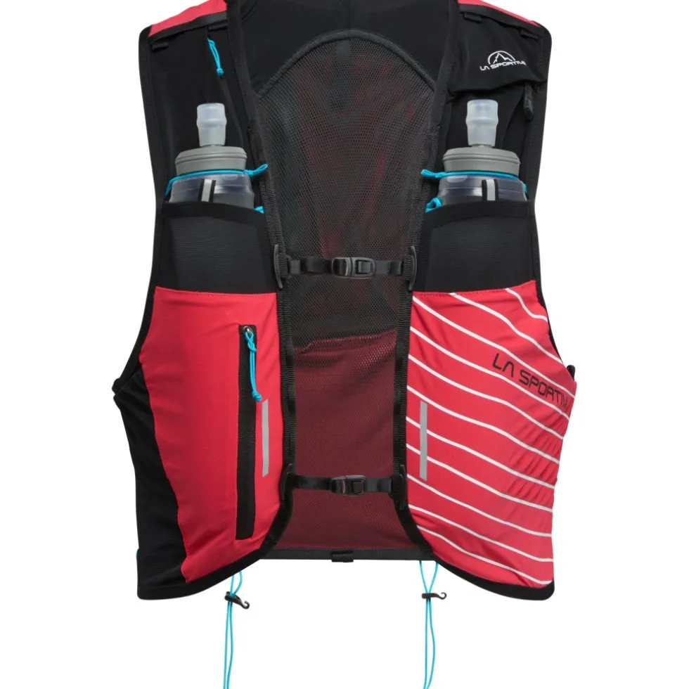 La Sportiva Ultra Trail Hardloopvest met Drinksysteem 10L - Hibiscus/Malibu Blue