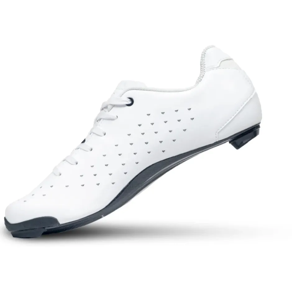 Wielrenschoenen|Wielrenschoenen < Lake CX21C Racefietsschoenen Heren - wit/wit clarino