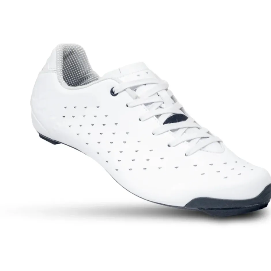 Wielrenschoenen|Wielrenschoenen < Lake CX21C Racefietsschoenen Heren - wit/wit clarino