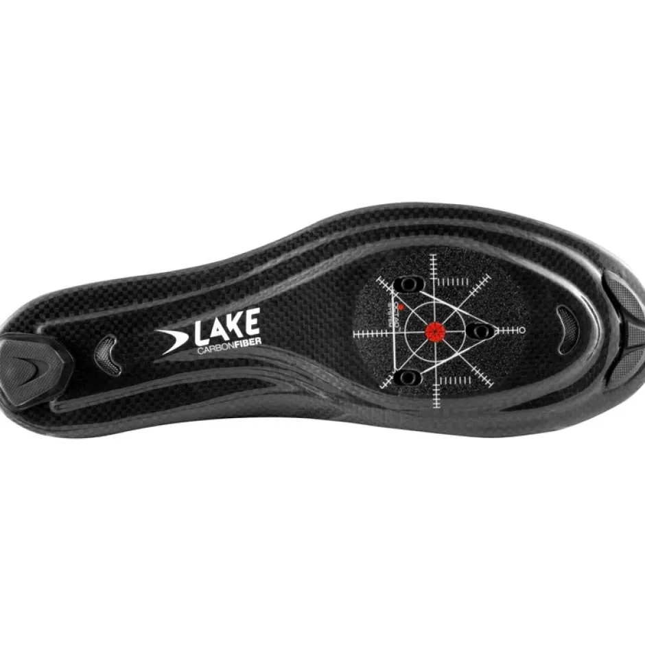 Wielrenschoenen|Wielrenschoenen < Lake CX21C Racefietsschoenen Heren - wit/wit clarino
