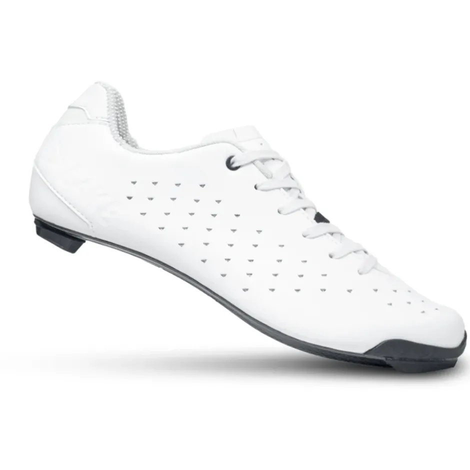 Wielrenschoenen|Wielrenschoenen < Lake CX21C Racefietsschoenen Heren - Breed - wit/wit clarino