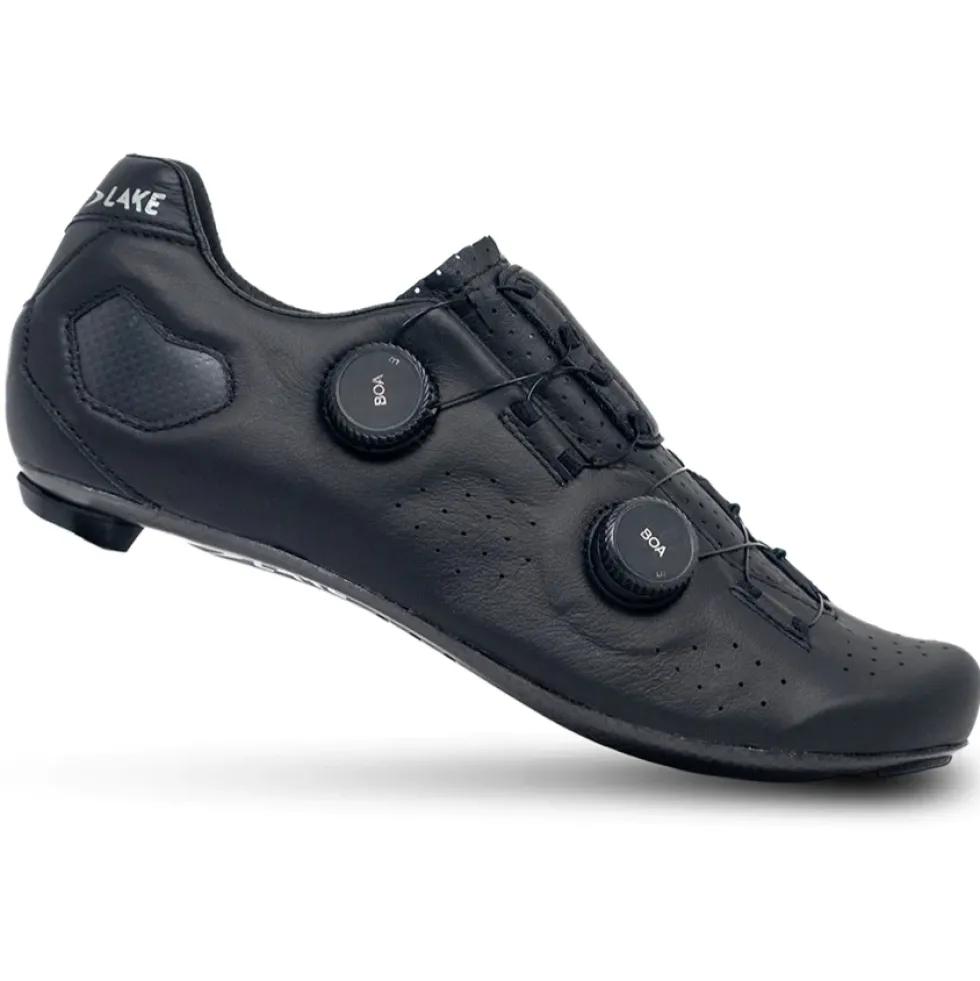 Lake CX333 Racefietsschoenen Heren - zwart/zilver