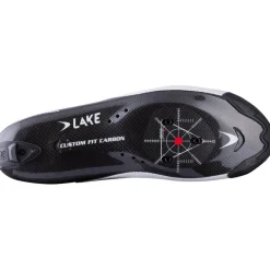Wielrenschoenen|Wielrenschoenen < Lake CX403 Racefietsschoenen Heren - zwart/zilver