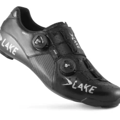 Wielrenschoenen|Wielrenschoenen < Lake CX403 Racefietsschoenen Heren - zwart/zilver