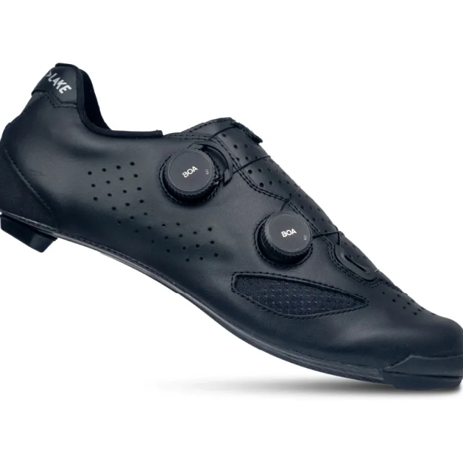 Klikschoenen|Wielrenschoenen < Lake CX239 Racefietsschoenen Heren - Breed - zwart/zwart