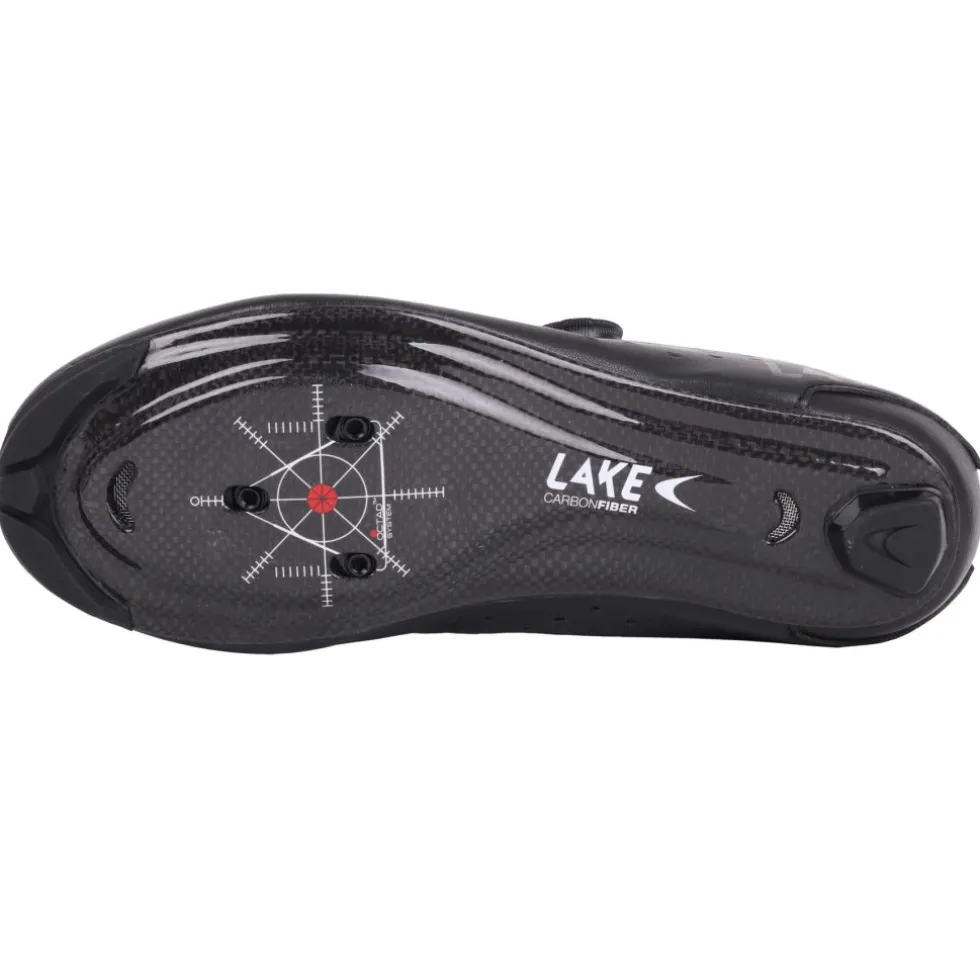 Lake CX219 Racefietsschoenen Heren - Breed - wit/zwart