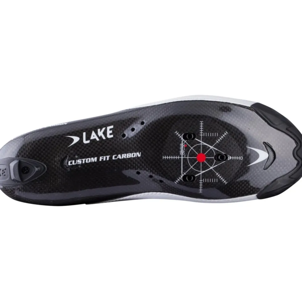 Lake CX403 Racefietsschoenen Heren - Breed - wit/zwart