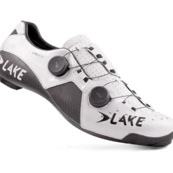 Lake CX403 Racefietsschoenen Heren - Breed - wit/zwart