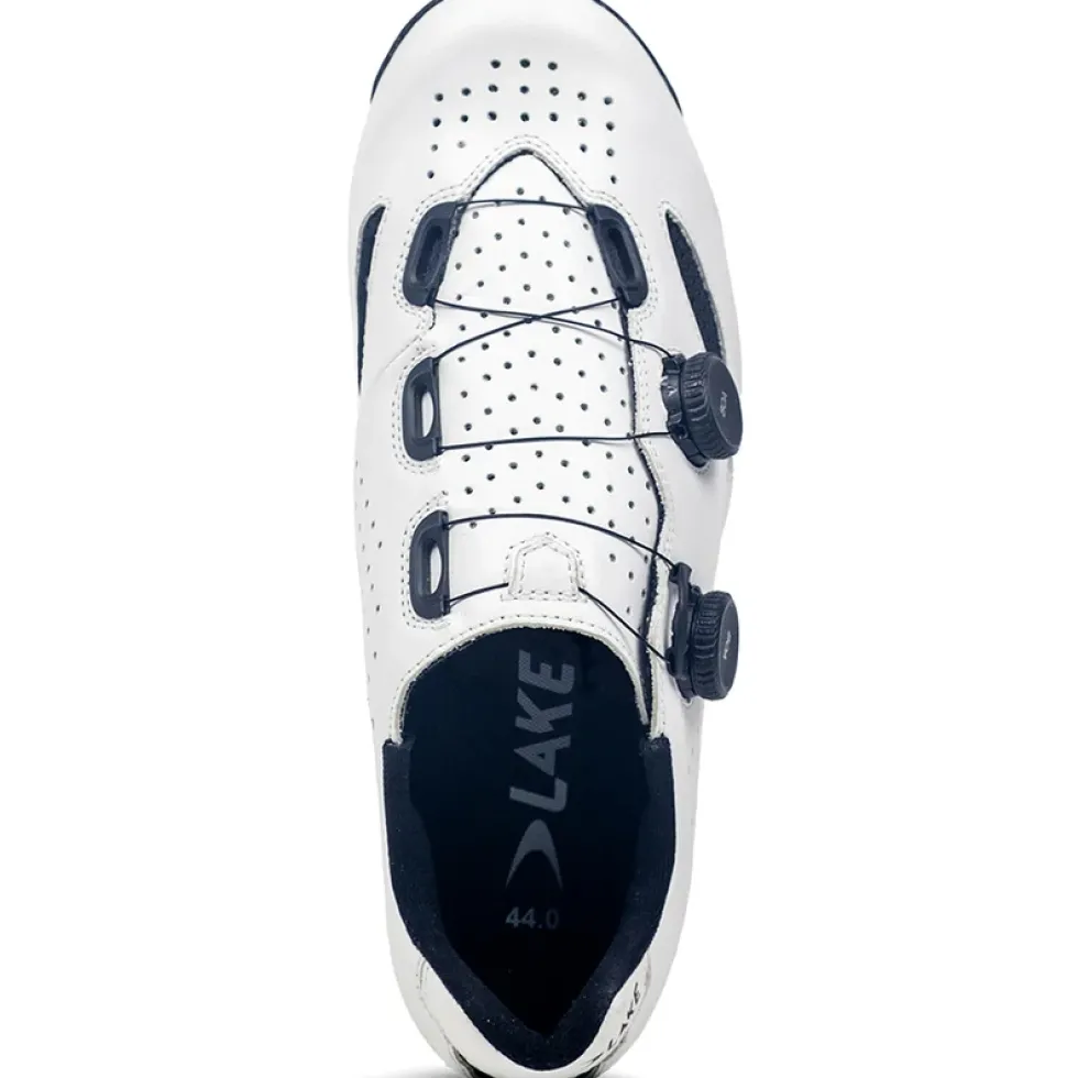 Lake CX239 Racefietsschoenen Heren - wit/zwart