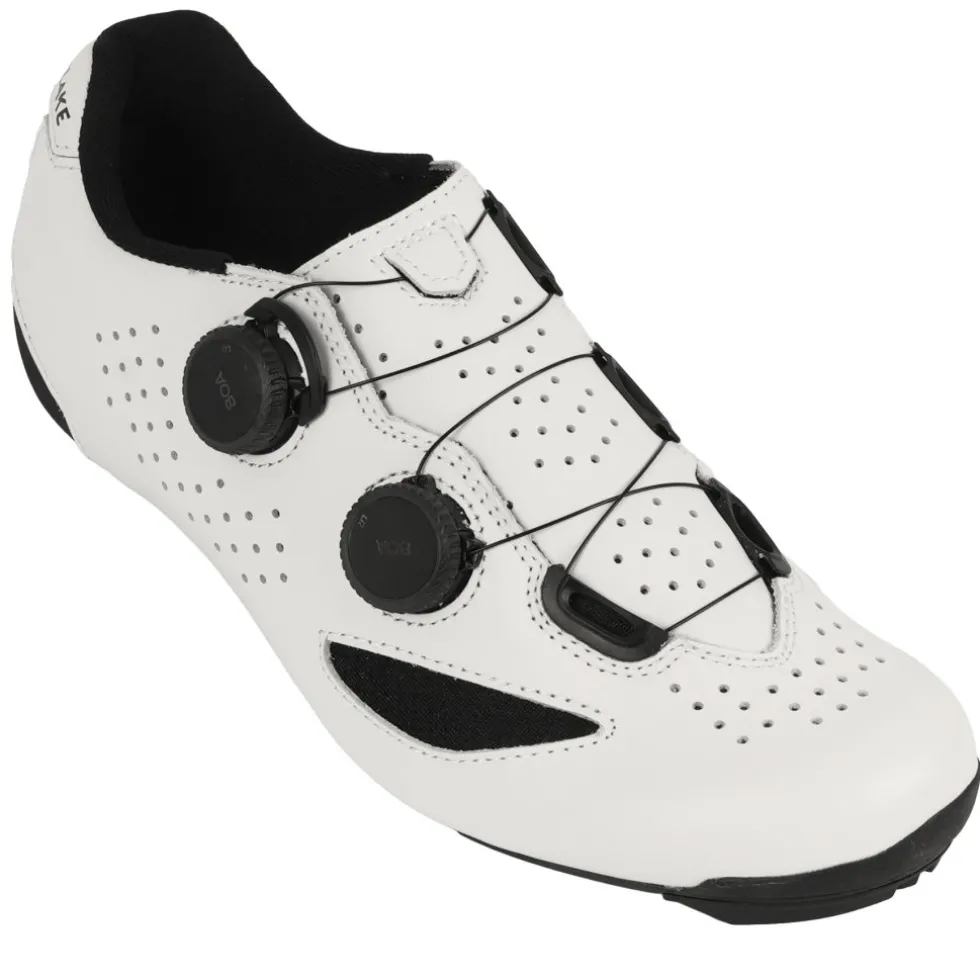 Lake CX239 Racefietsschoenen Heren - wit/zwart