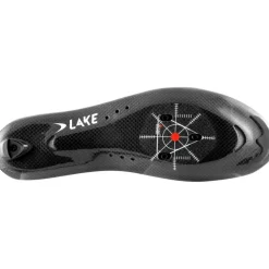 Lake CX333 Racefietsschoenen Heren - Smal - zwart/zilver