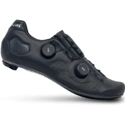 Lake CX333 Racefietsschoenen Heren - Breed - zwart/zilver