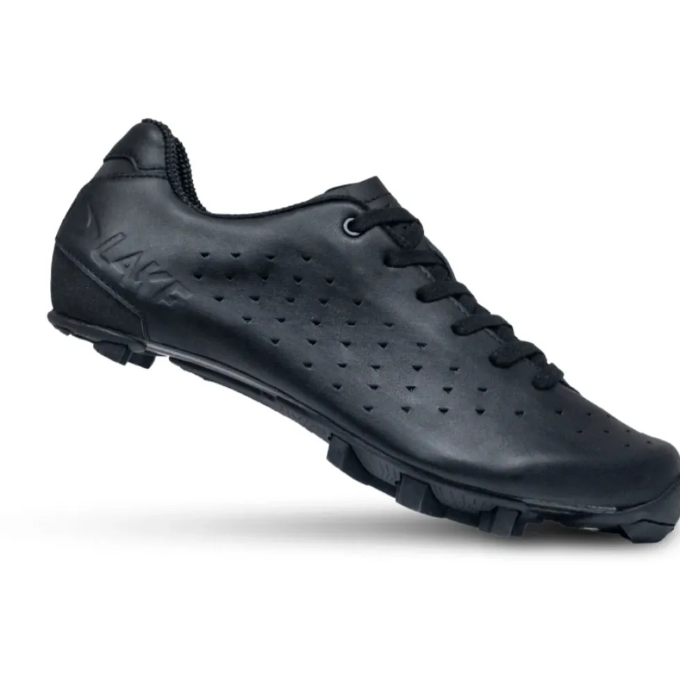 Lake MX21G MTB-Schoenen Heren - Breed - zwart/zwart