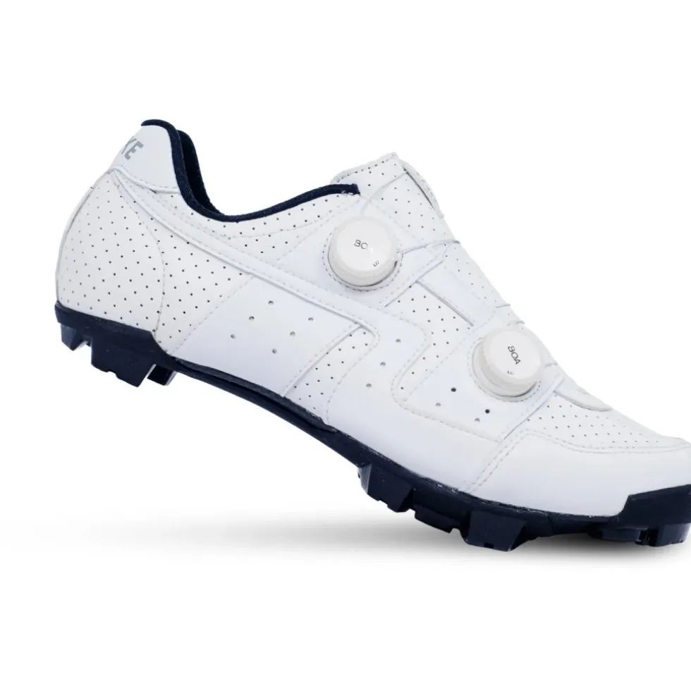 Lake MX30G MTB-Schoenen Heren - wit Clarino