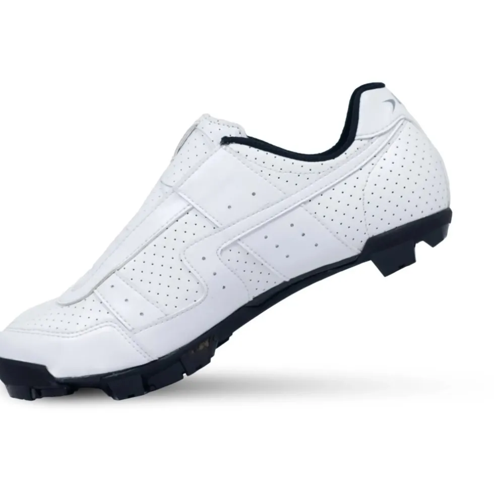 Lake MX30G MTB-Schoenen Heren - wit Clarino