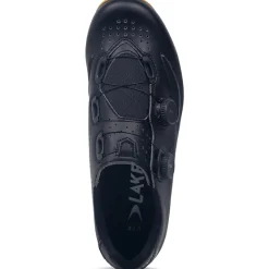 Lake MX239 Gravel Schoenen Heren - Breed - recycled leather black/gold