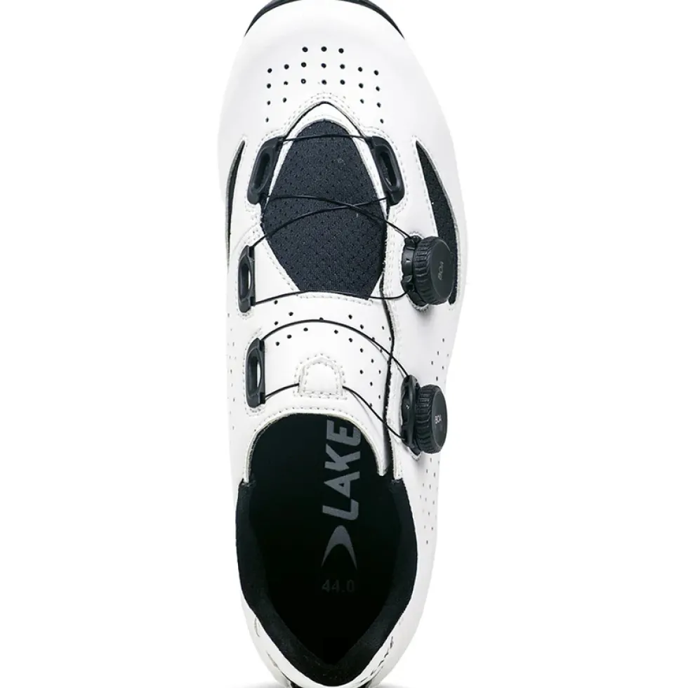 Lake MX239 Gravel Schoenen Heren - clarino white/black