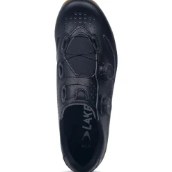 Klikschoenen|Gravelschoenen < Lake MX2 Gravel Schoenen Heren - recycled leather black/gold