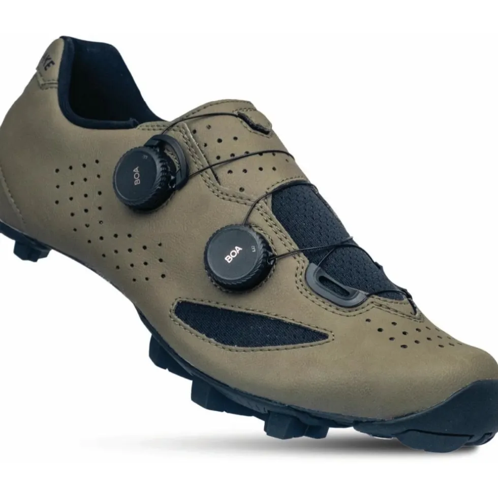 Lake MX239 Gravel Schoenen Heren - Breed - clarino stone/black