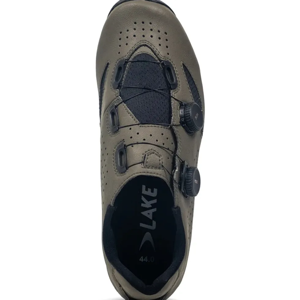 Lake MX239 Gravel Schoenen Heren - Breed - clarino stone/black