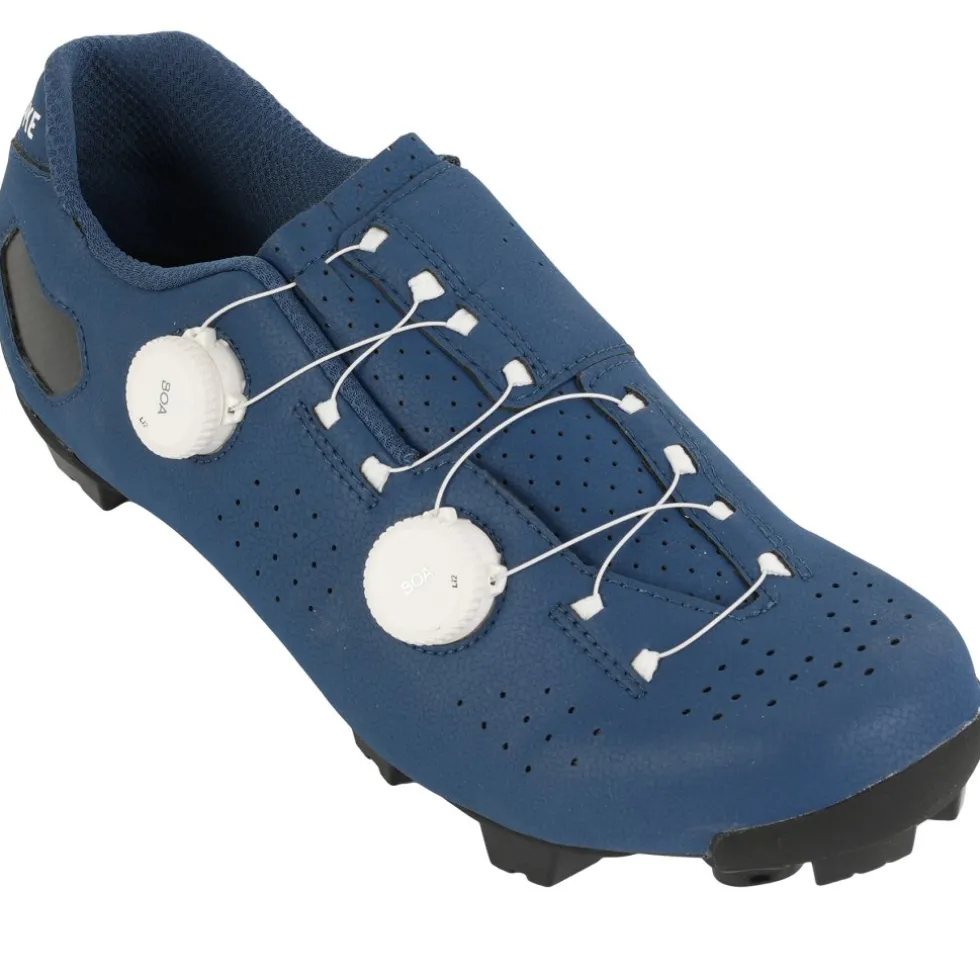 Lake MX333 MTB-Schoenen Heren - blauw/wit Clarino