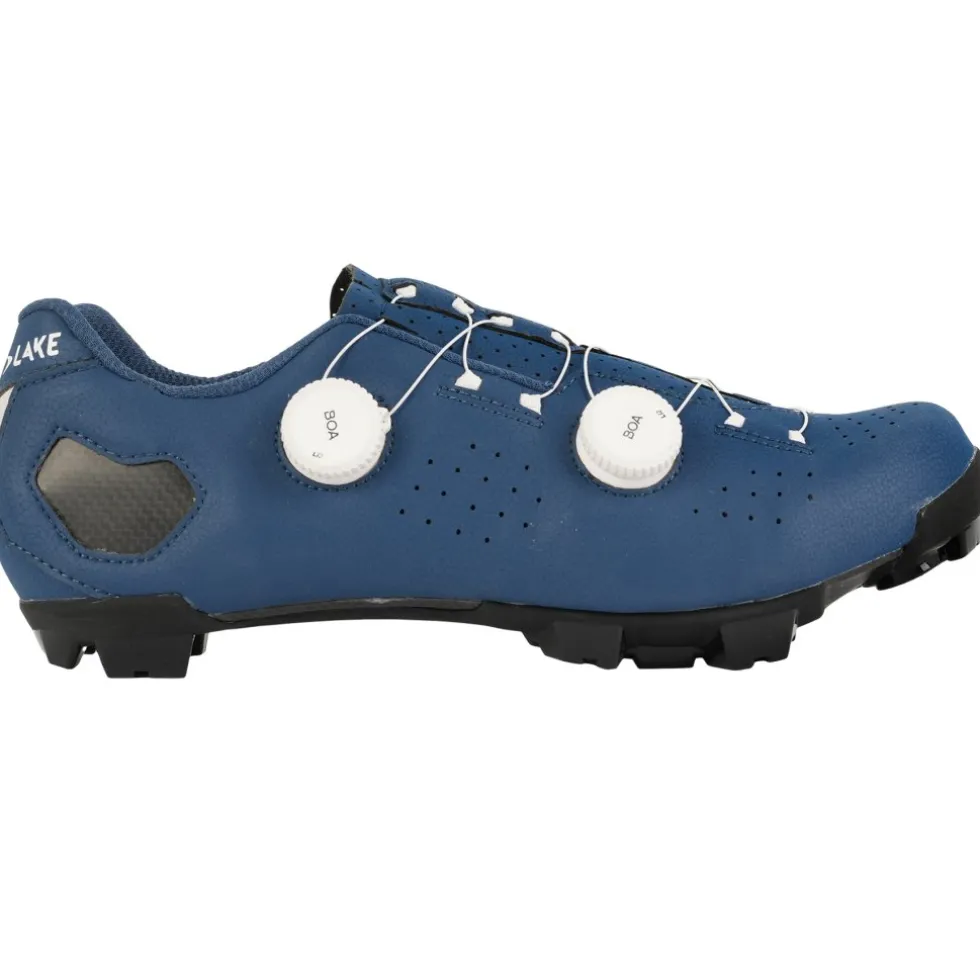 Lake MX333 MTB-Schoenen Heren - blauw/wit Clarino