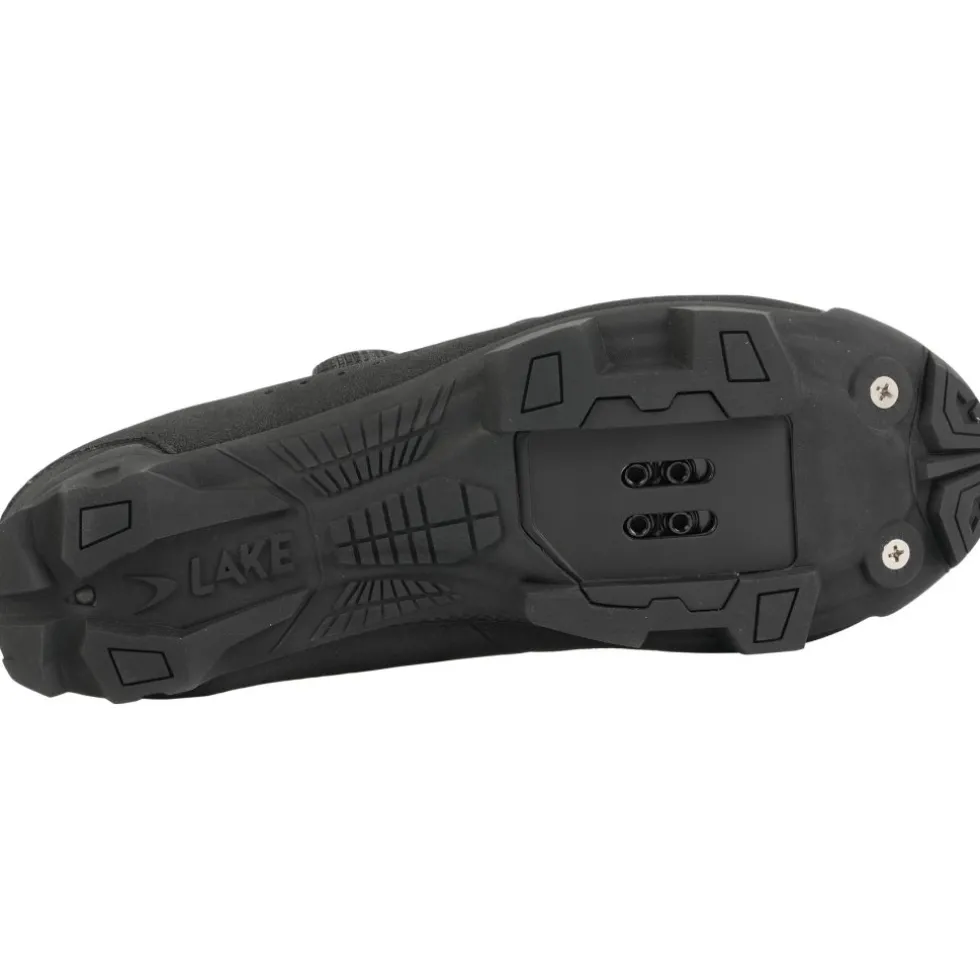 Lake MX239 MTB-Schoenen Heren - Breed - zwart/zwart