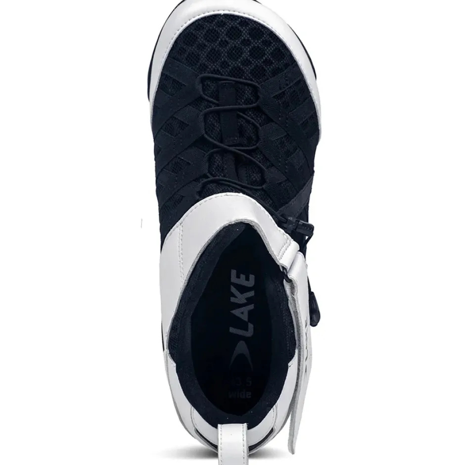 Klikschoenen|Schoenen < Lake TX224 Triatlon-Schoenen Heren - Breed - wit/zwart