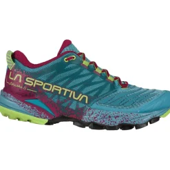 Hardloopschoenen Dames|Schoenen < La Sportiva Akasha II Hardloopschoenen Dames - Topaz/Red Plum