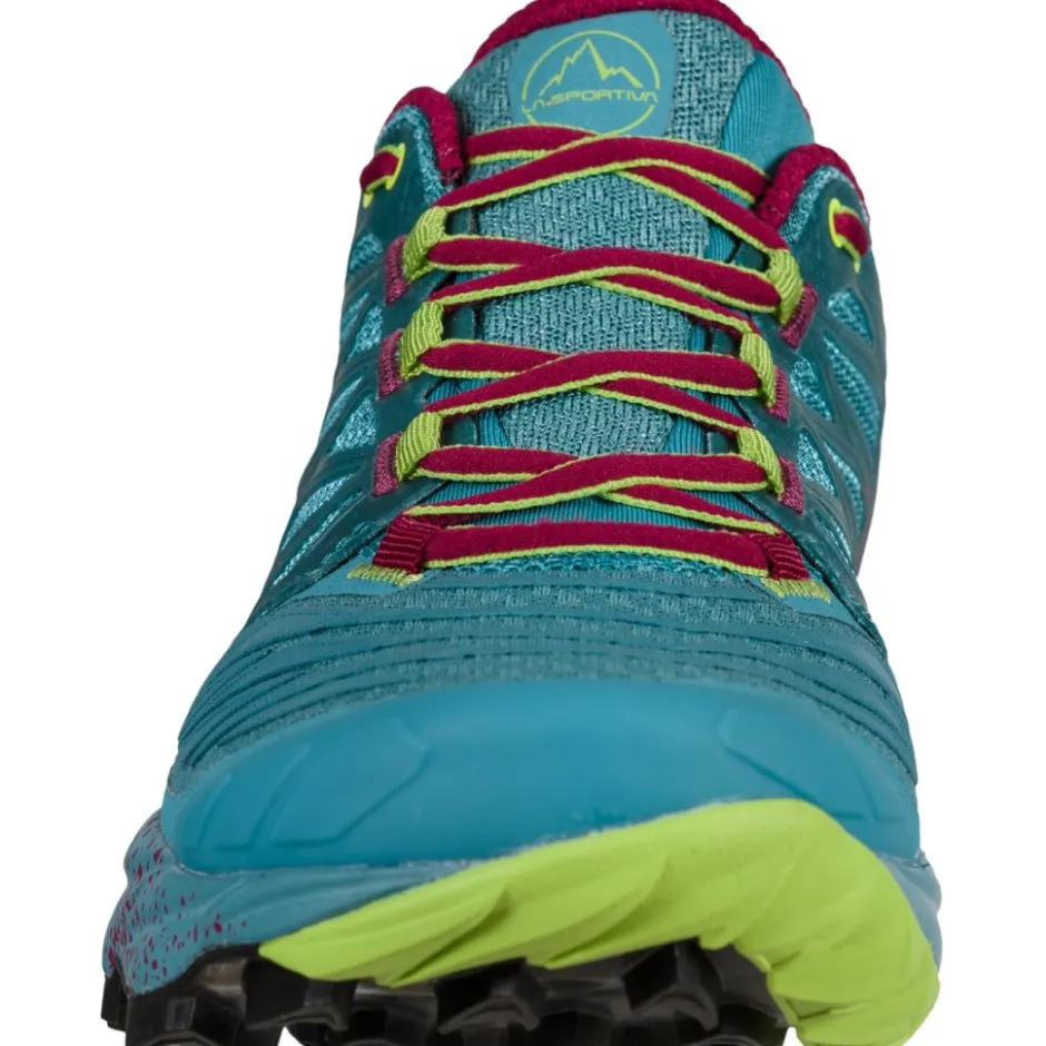 Hardloopschoenen Dames|Schoenen < La Sportiva Akasha II Hardloopschoenen Dames - Topaz/Red Plum