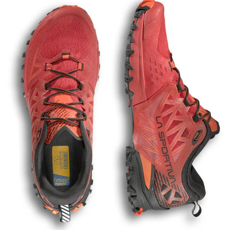 Hardloopschoenen Heren|Trailrunning Schoenen < La Sportiva Bushido III GTX Hardloopschoenen Heren - Tango Red/Black