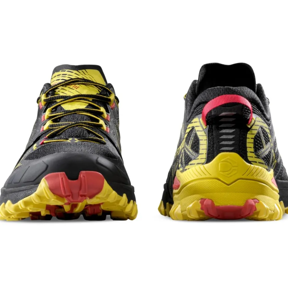 Hardloopschoenen Heren|Trailrunning Schoenen < La Sportiva Bushido III Hardloopschoenen Heren - Zwart/Geel
