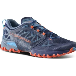 La Sportiva Bushido III Hardloopschoenen Heren - Deep Sea/Cherry Tomato