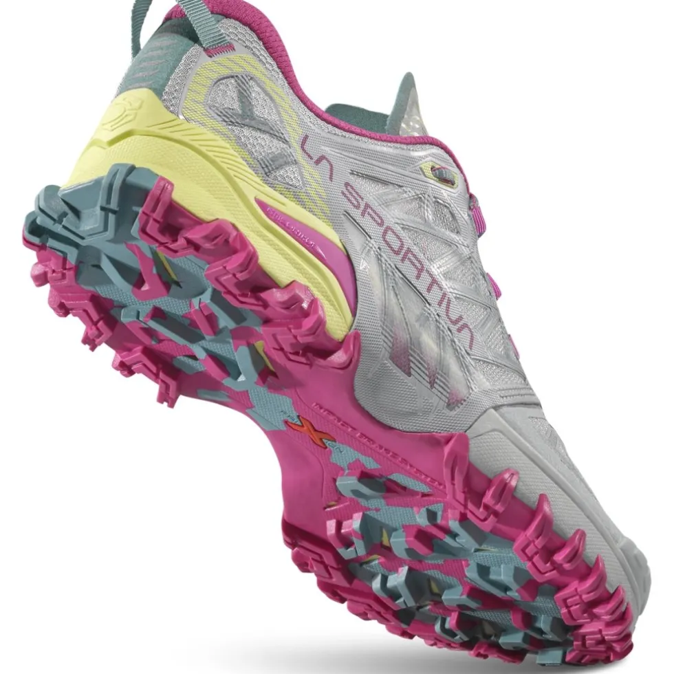 La Sportiva Bushido III Hardloopschoenen Dames - Moon/Springtime