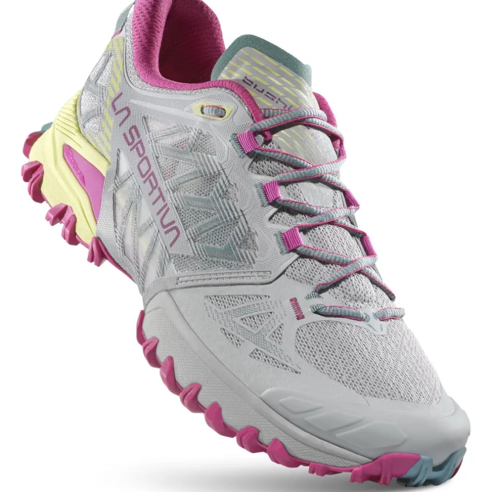 La Sportiva Bushido III Hardloopschoenen Dames - Moon/Springtime