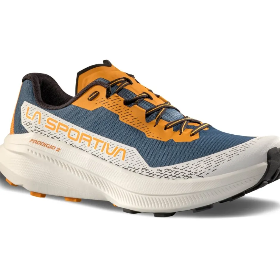 Hardloopschoenen Heren|Trailrunning Schoenen < La Sportiva Prodigio 2 Hardloopschoenen Heren - Hurricane/Chalk