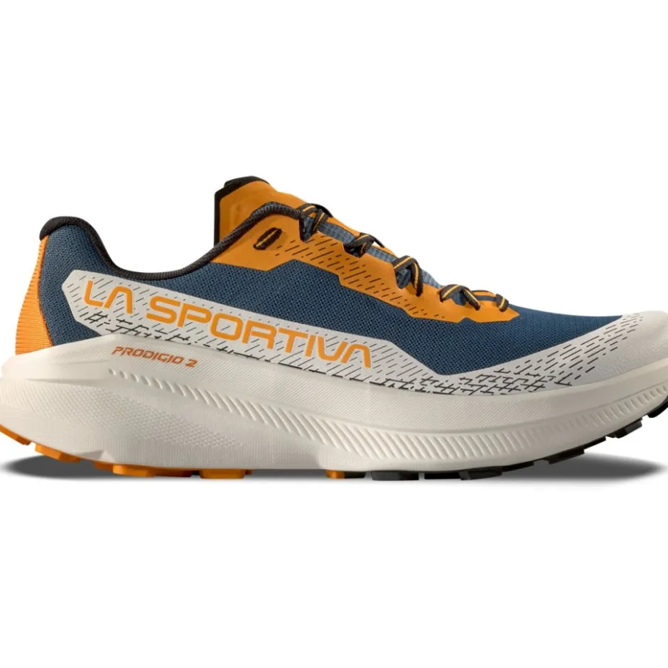 Hardloopschoenen Heren|Trailrunning Schoenen < La Sportiva Prodigio 2 Hardloopschoenen Heren - Hurricane/Chalk