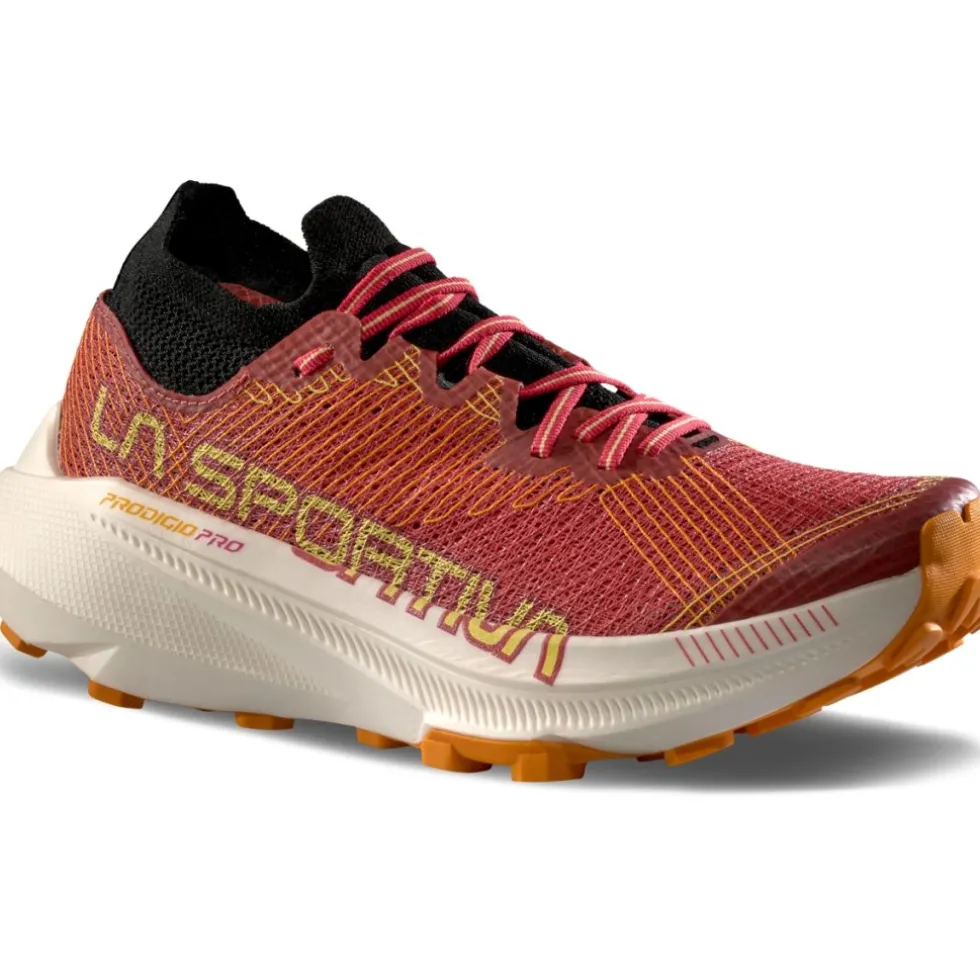 La Sportiva Prodigio Pro Hardloopschoenen Dames - Mineral Red/Banana