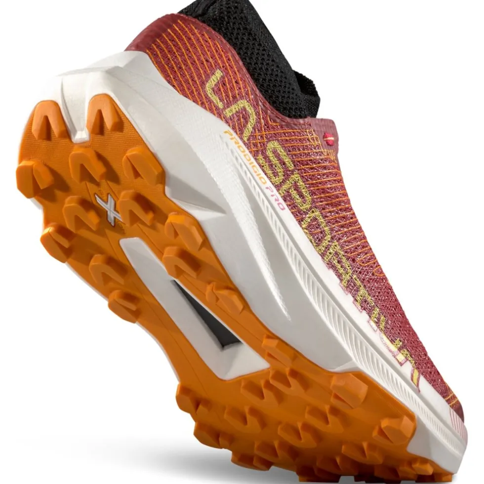 La Sportiva Prodigio Pro Hardloopschoenen Dames - Mineral Red/Banana