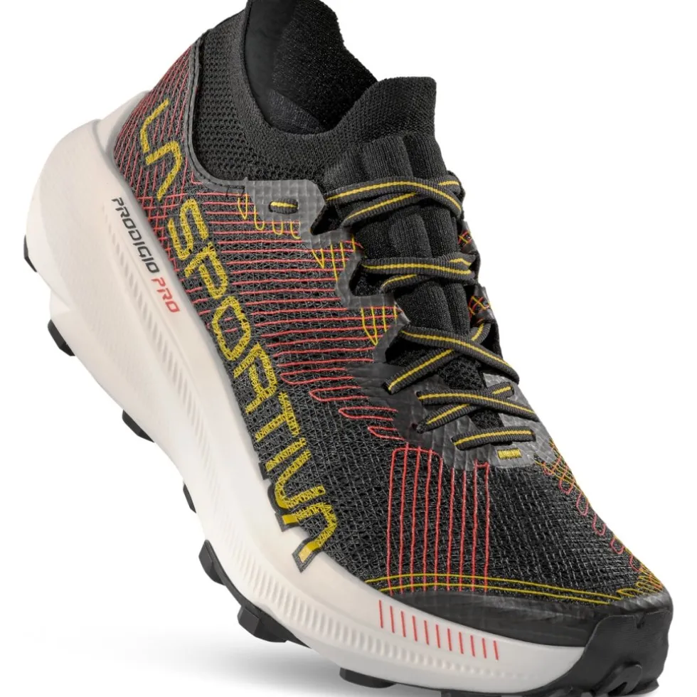 La Sportiva Prodigio Pro Hardloopschoenen Heren - Zwart/Geel