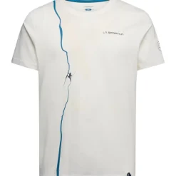 La Sportiva Route T-Shirt Heren - Chalk/Lake