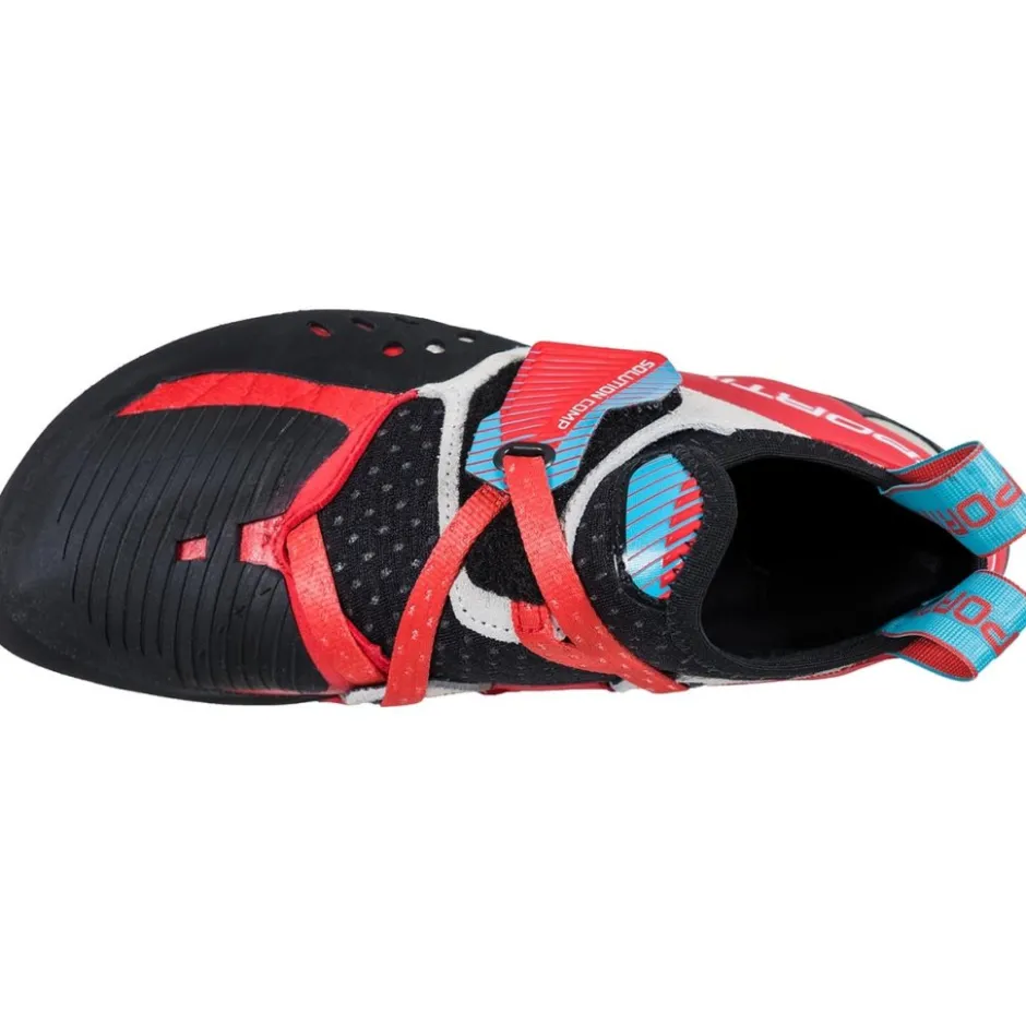 Klim- En Boulderschoenen|Klims- & Boulderschoenen < La Sportiva Solution Comp Klimschoenen Dames - Hibiscus/Malibu Blue