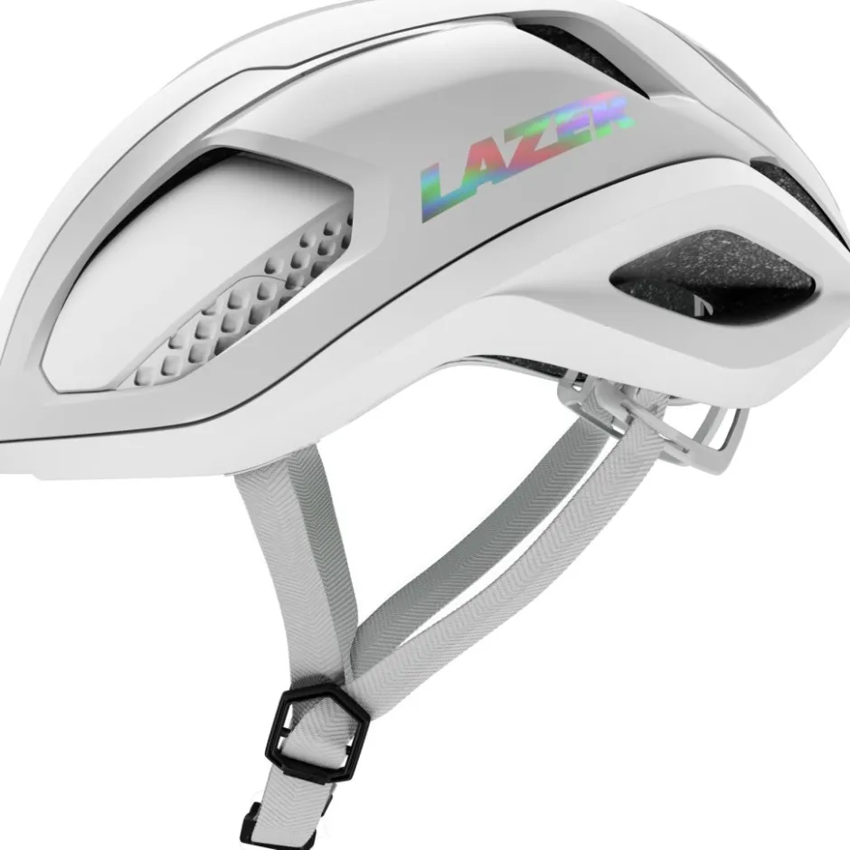 Racefietshelmen < Lazer Vento KinetiCore Racefiethe - pure white