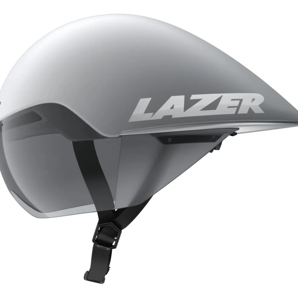 Lazer Volante KinetiCore Tijdrithelm - matte white silver